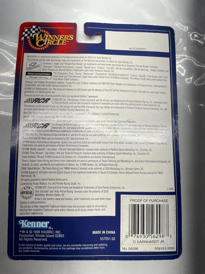 1998 Winners Circle 50th Anniversary DALE EARNHARDT Jr. #1 Coca-Cola 1:64 Nascar - Image 2 of 4