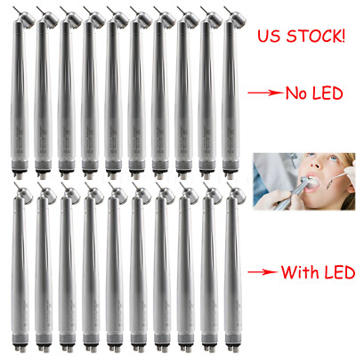 45 Degree Surgical Dental Fiber Optic LED E-generator High Speed Handpiece Or