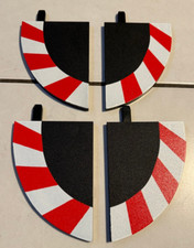 4 Orig. Carrera Ecke Endstücke/Außenrand f....