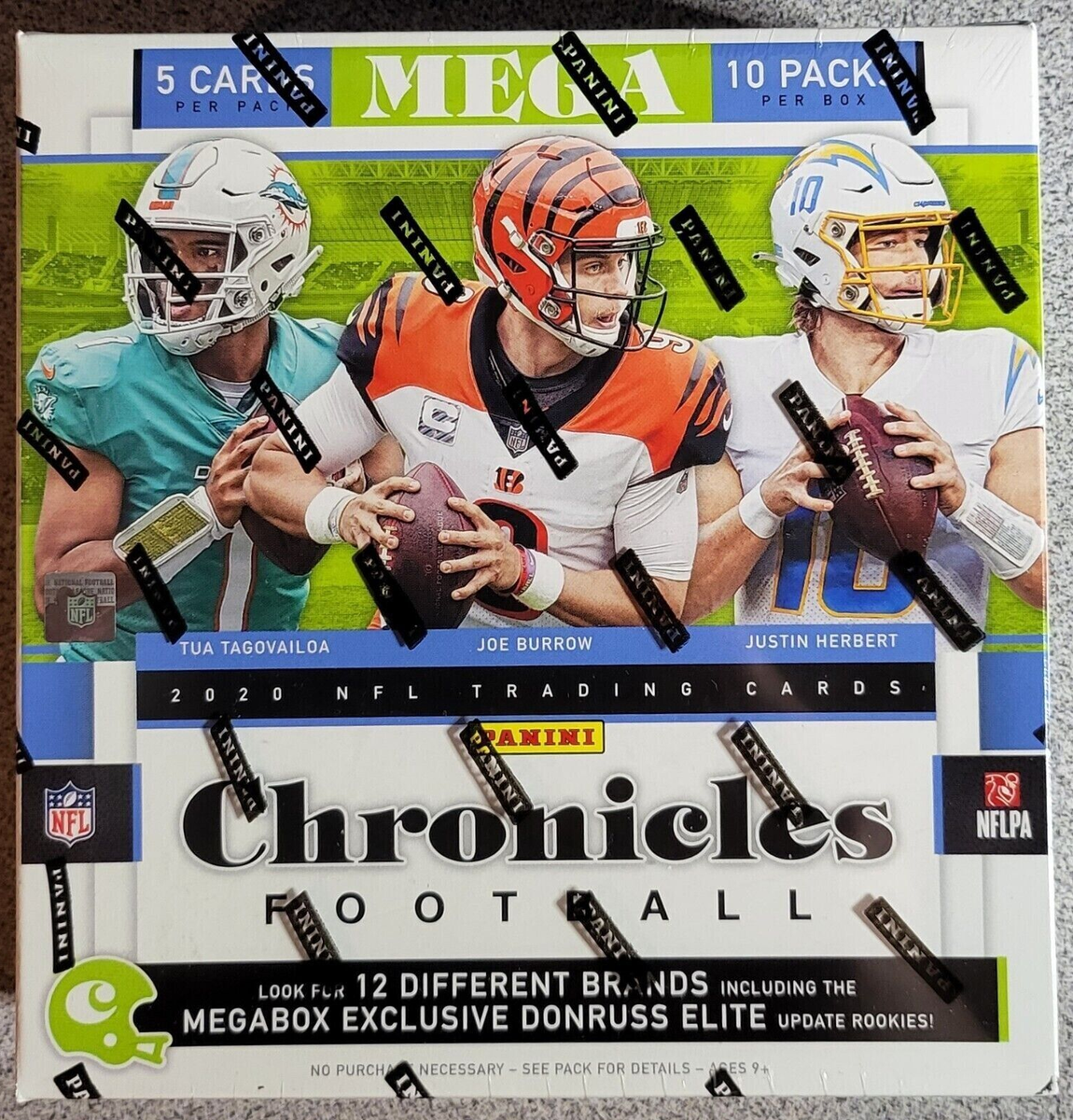 2020 Panini Chronicles Football Mega Box Sealed Burrow Herbert Tua