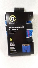 Small 6-8 5pair Champion C9 Boys Boxer Briefs Multicolored
