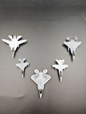 1/350 US Air Force fighter f22 f14 f18 f15 f16 (5 mounts) finished