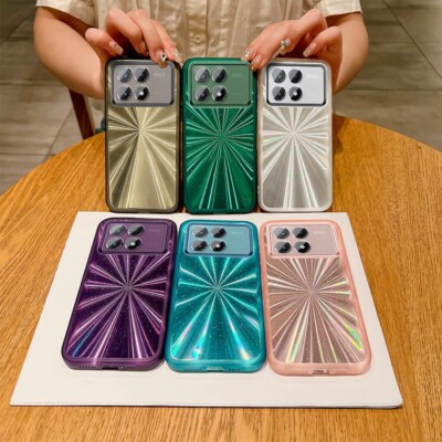 Slim Shockproof Laser TPU Phone Case For Xiaomi POCO X7 Pro C65 13T 12X CIVI 2
