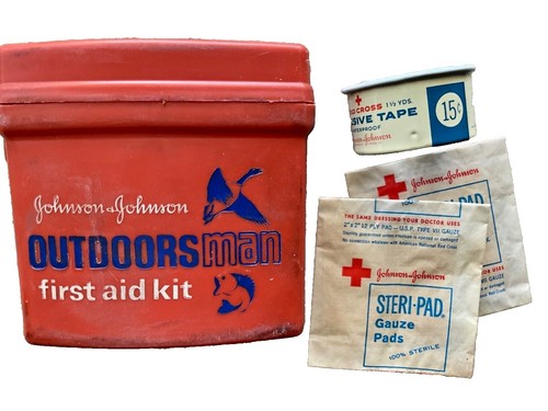 Vintage RARE 1920s US Emergency Case Co First Aid Kit Advertising