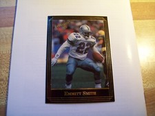 EMMITT SMITH DALLAS COWBOYS 1992 INVESTOR'S JOURNAL GOLD VERSION CARD #87