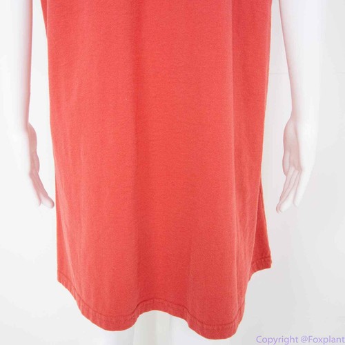 Roaman's red 100% cotton short sleeves dress with pockets, size M - Picture 6 of 12