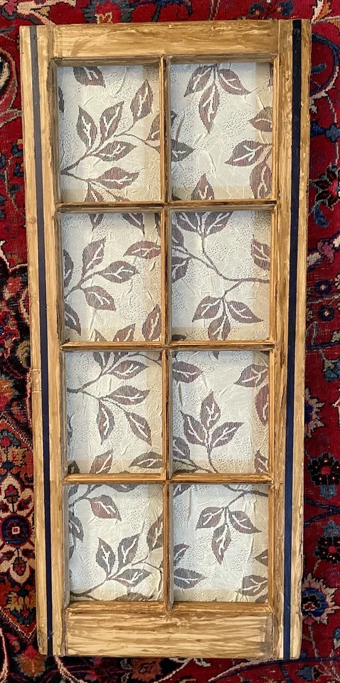 PANEL DE VENTANA DE GRANJA VINTAGE / PANEL DE VENTANA DE CASA DE CAMPO CUBIERTO CON ENCAJE SHABBY CHIC Foto 4 de 4