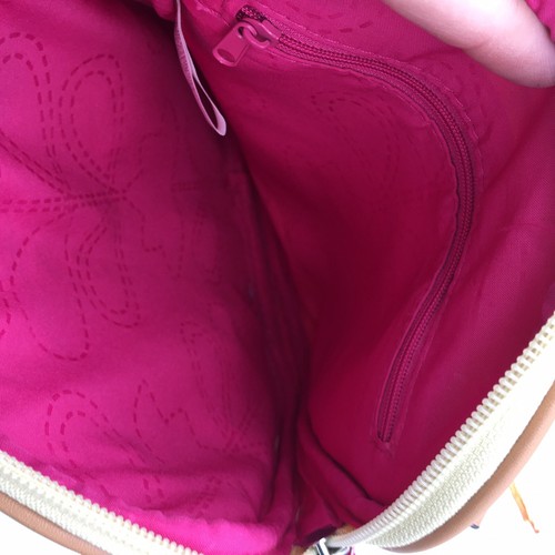 Lily Bloom Rainbow crossbody purse bag Eco friendly 100% paper with vinyl trim - Picture 7 of 9