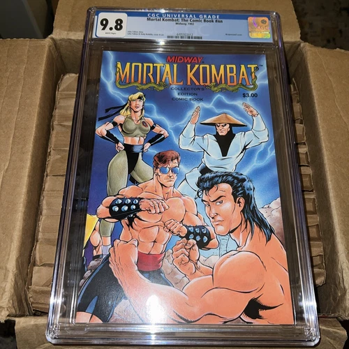 Mortal Kombat Collector's Edition Comic Book 1992 Rare CGC 9.8 White Pages
