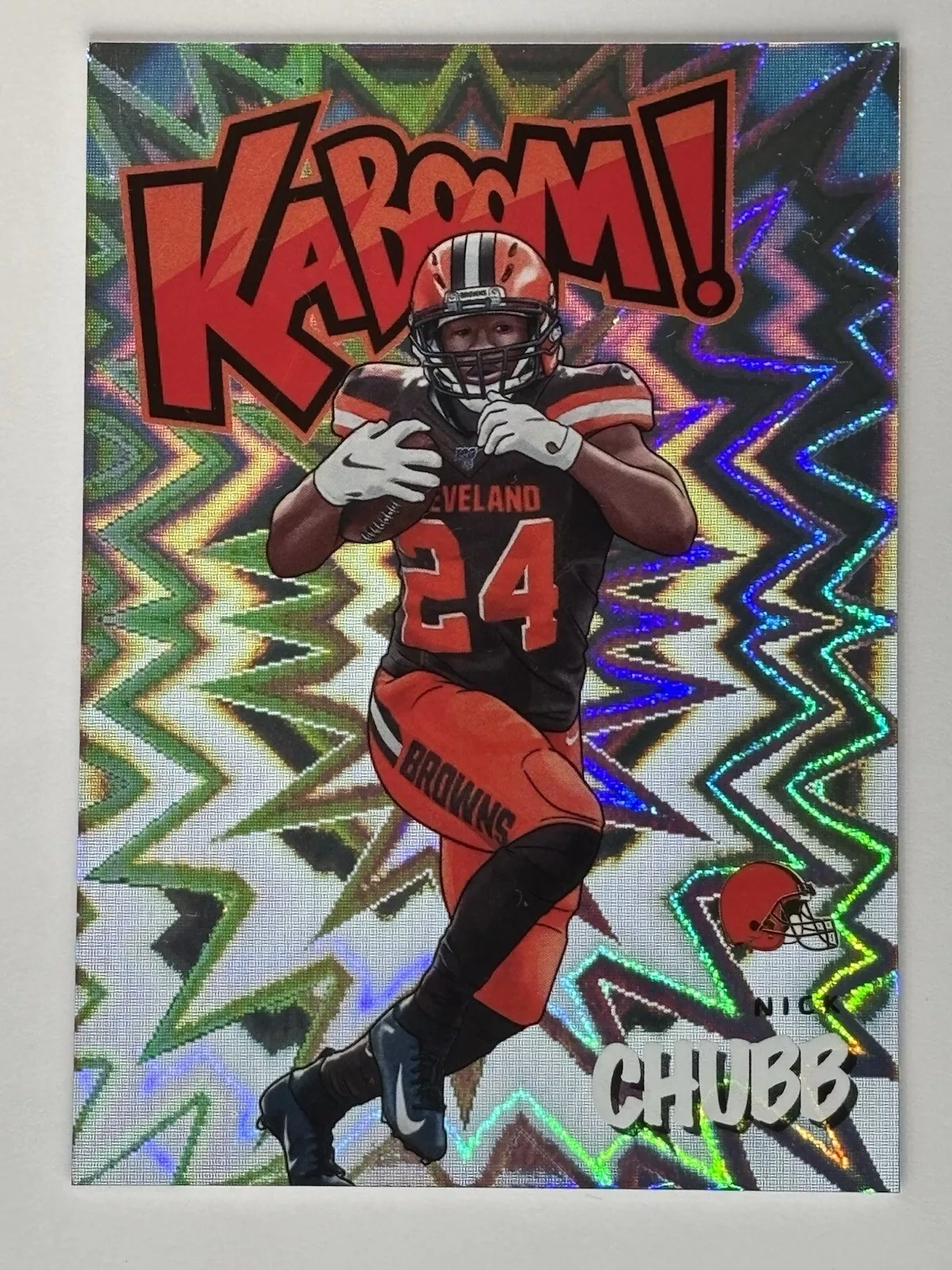 2020 Panini Absolute Nick Chubb Kaboom 💥 CASE HIT SSP