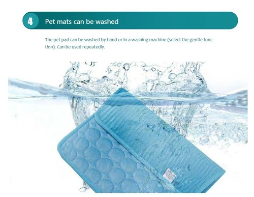 XXL Cooling Dog Mat 60"x40" - Self-Cooling Pad for Giant Breeds, Gel-Free - Picture 4 of 27