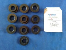 Wagner Gladhands Seals # 941103, Set of 10 Compression, Black, USA Made