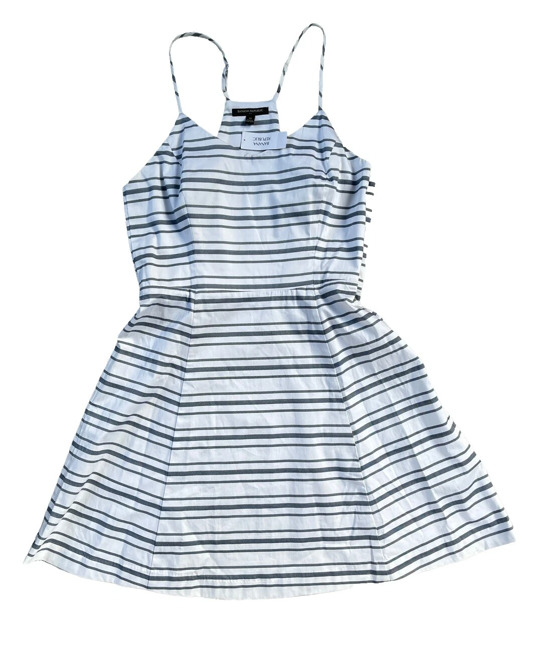 Vestidos de rayas de algodón Banana Republic para Mujeres