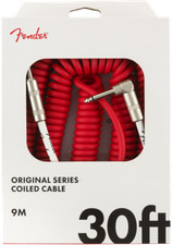 Fender Coiled Guitar/Instrument Cable, FIESTA...