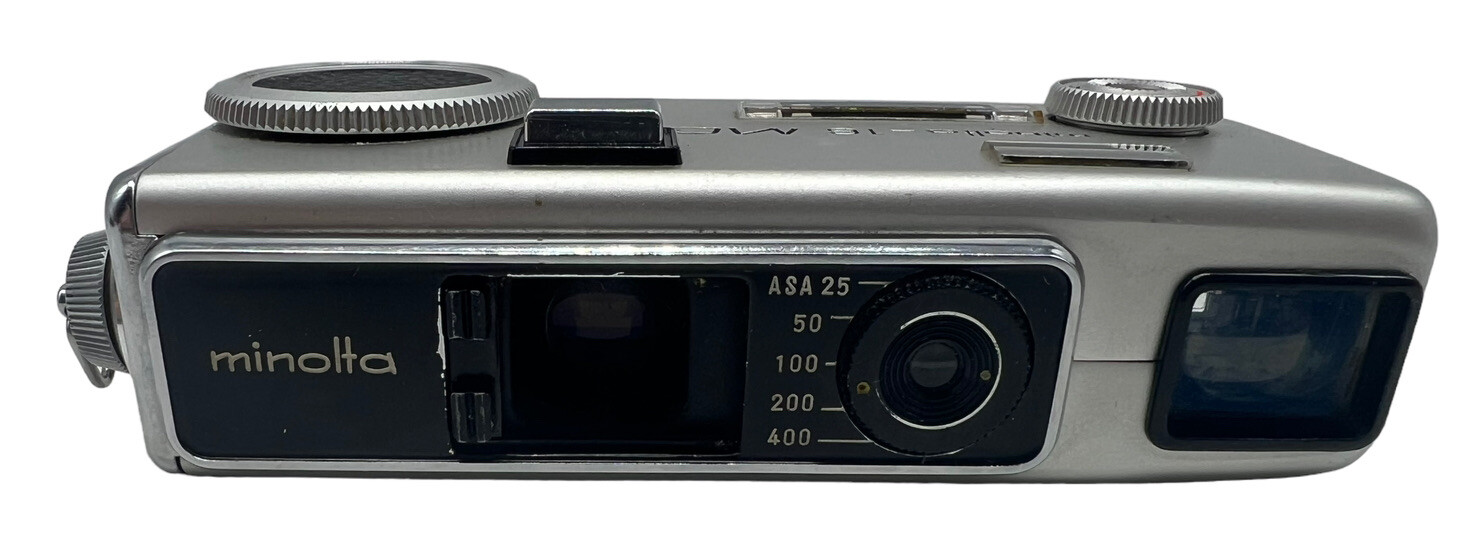 Minolta 16 MG S Subminiature Film "Spy" Camera with Case Made in Japan