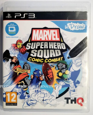 Jeu Xbox 360 U Draw Marvel Super Hero Squad Comic Combat - Version PAL - Complet En Bon état