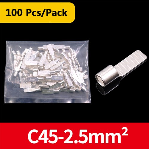 Electrical Cable End Crimp Tube Terminals Lug 1.5mm² - 70mm² Tinned Pure Copper - Picture 10 of 18