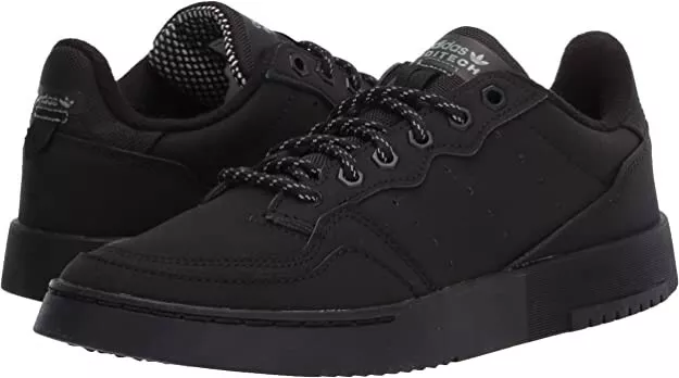 adidas Originals Men s Supercourt Sneaker core Black Black Black Size 5.5 Shoe