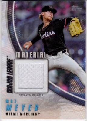 2025 Topps Series 1 - Major League Material Max Meyer #MLM-MME (MEM)