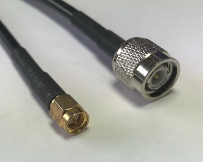 TNC Male to SMA Male Pick Your Length RG58 Coax RF Cable Quality 50ohm USA