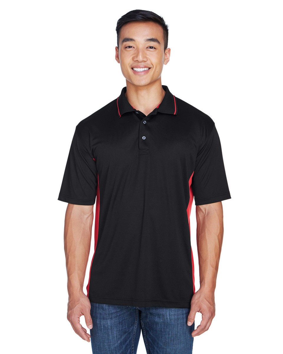 UltraClub 8406 Men's Moisture Wicking Cool & Dry Sport Two Tone