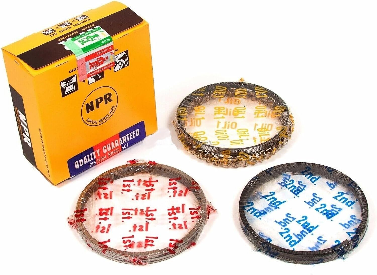 NPR Flat Top 2vr Pistons/8+RINGS 2007-2010 Chevy Cadillac 6.2L L92 LC9 LY5 .020