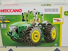 Meccano ~ John Deere 8R Tractor ~ Prestige Series Model ~ 18302 ~ Level 2 ~ NEW!