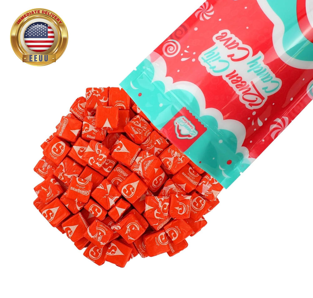 All Orange Starburst Candy, Bulk Orange Candy, Starburst Orange Candy for Candy