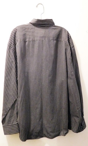 Van Heusen No Iron Cotton Blend Striped Men's Dress Shirt Size XXL (18-18 1/2) - Picture 6 of 6