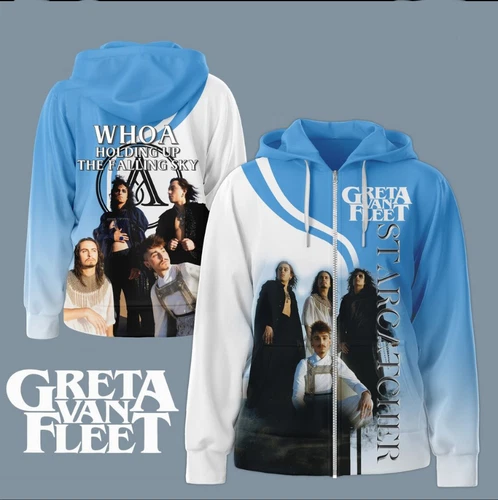 Greta Van Fleet Starcatcher Zip 3D Hoodie