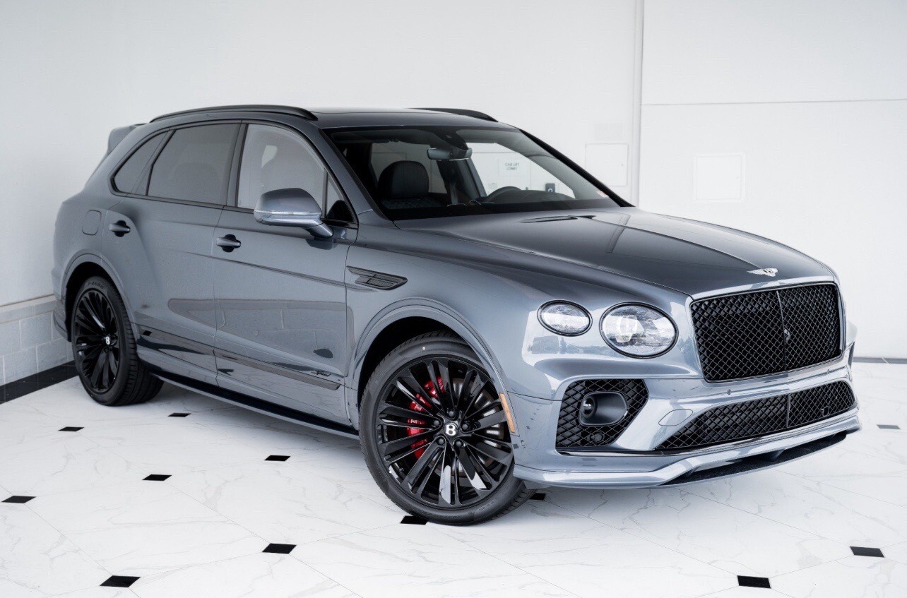 22” Bentley Bentayga PL71 Blackline SPEED Black Factory OEM Wheels Rims Tires