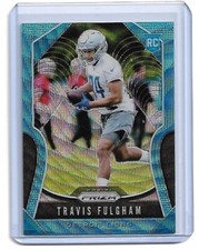 #/199  Travis Fulgham  RC  ▪  2019 Prizm  BLUE WAVE Prizm #359   Rookie  Eagles
