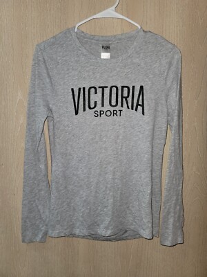 VSX Victoria Secret Sport Long Sleeve Keyhole Back Activewear Shirt Size  XSMALL