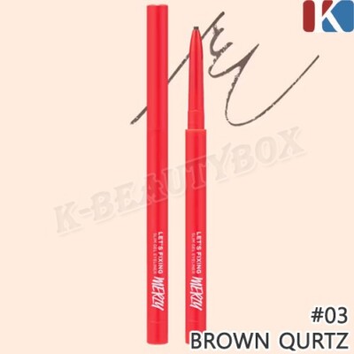 MERZY Let s Fixing Slim Gel Eyeliner 0.05g #03 Brown Qurtz Auto Pencil Eyeliner