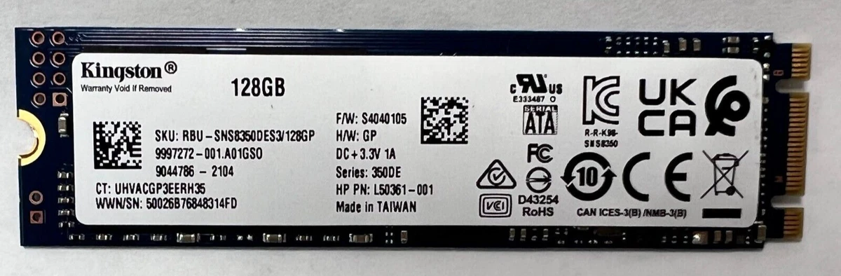 Kingston M.2 Interface 128 GB Solid State Drives for sale - eBay
