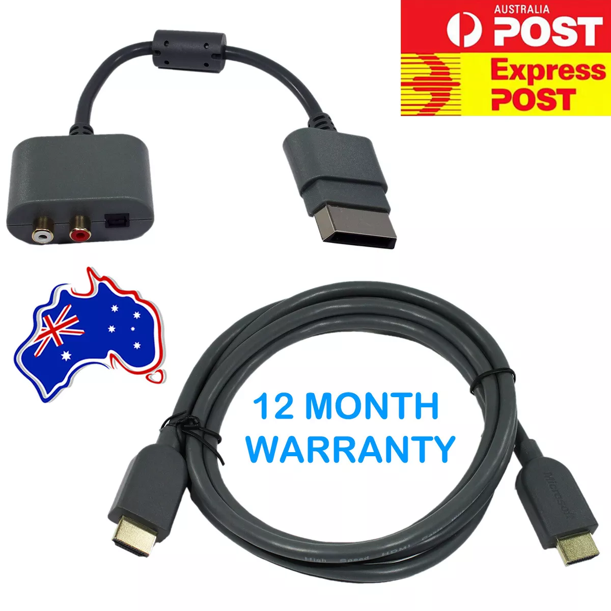 Xbox 360 sale av to hdmi