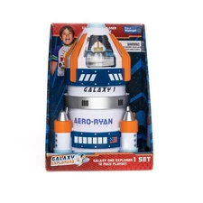 Ryans World Galaxy One Explorer Toy 12 Figure Micro Shuttle Rocket Space Ship