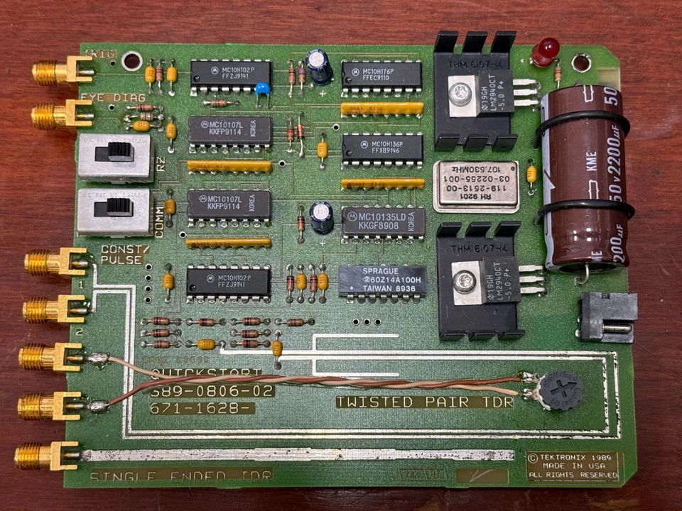 Tektronix 389-0806-02 Circuit Board Assembly RF Training Board 671-1628 - Image 2 of 4