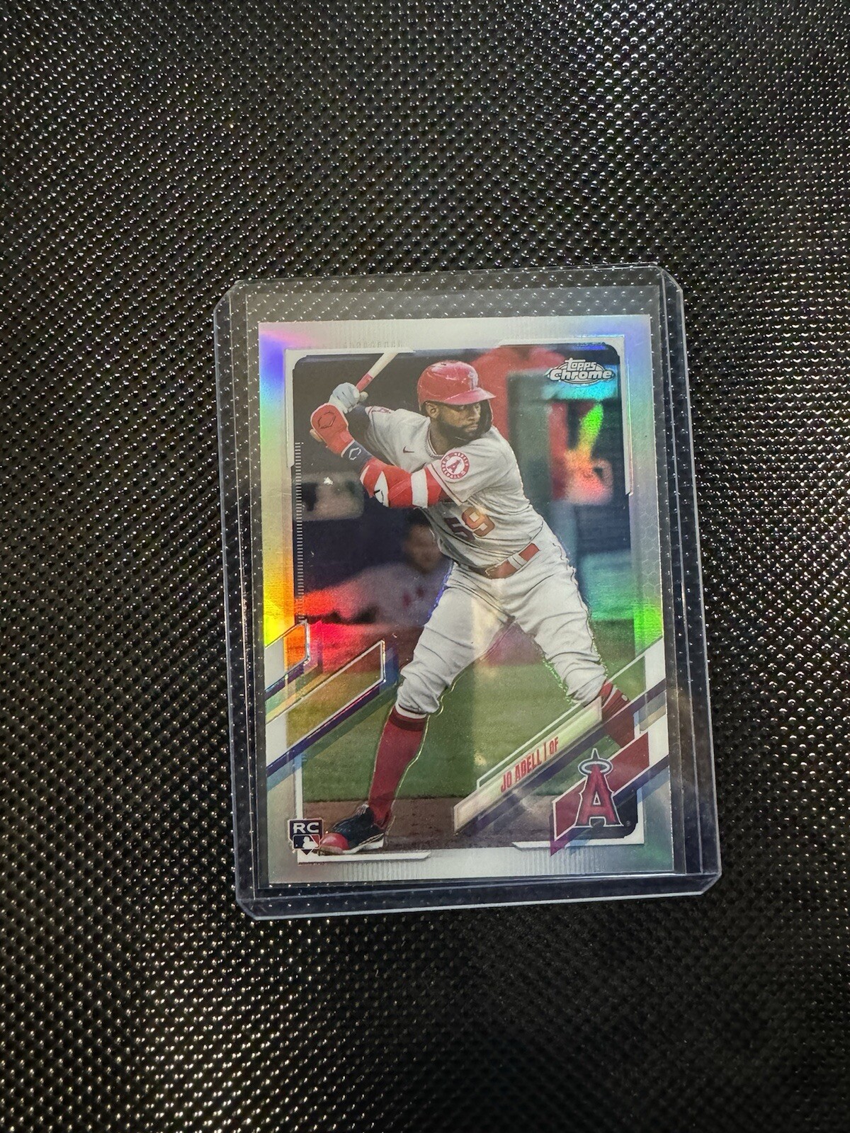 2021 Topps Chrome Jo Adell Refractor Rookie Card RC #142 Angels