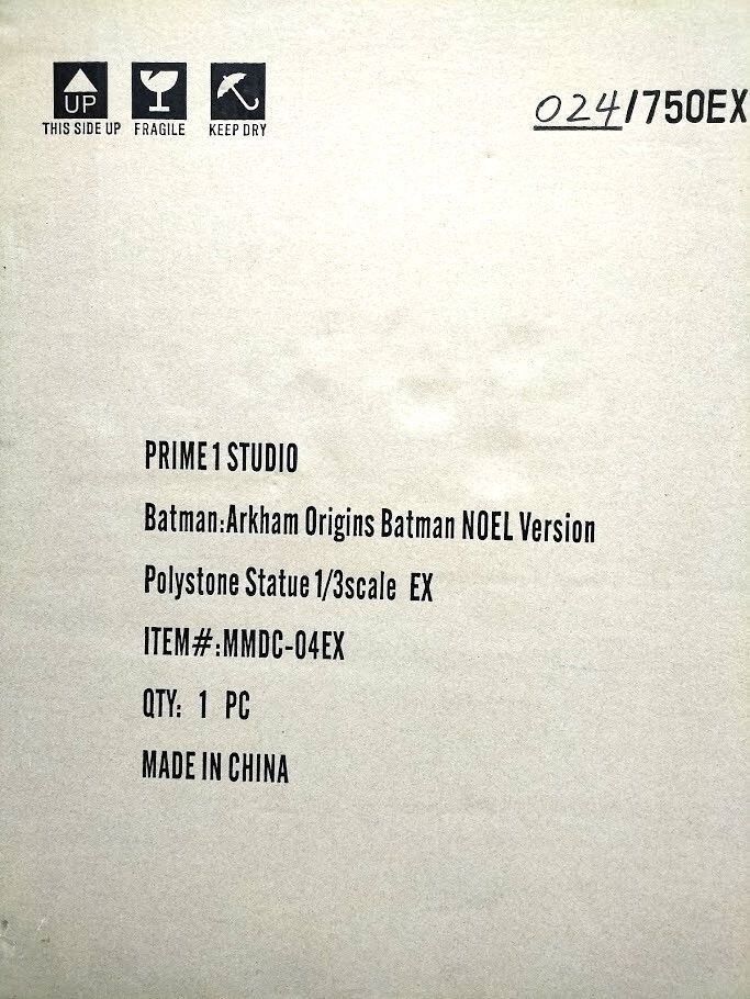 プライム1スタジオBatman Noël フィギュア 約75cm SIDESHOW EXCLUSIVE BATMAN NOEL VERSION Prime1 Studio Arkham