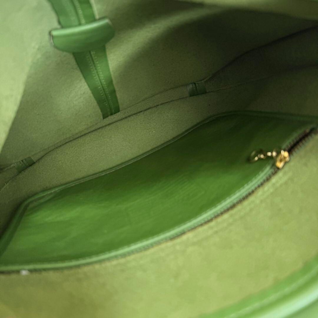 バッグ Coach Ergo Flap Shoulder Bag Green COACH Ergo Flap Shopper Leaf Green Leather Shoulder Bag | eBay