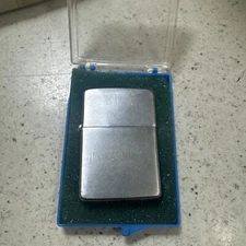 1960’s Zippo Lighter All Chrome In Great Condition Pat 2517191 “25th Adm Co”