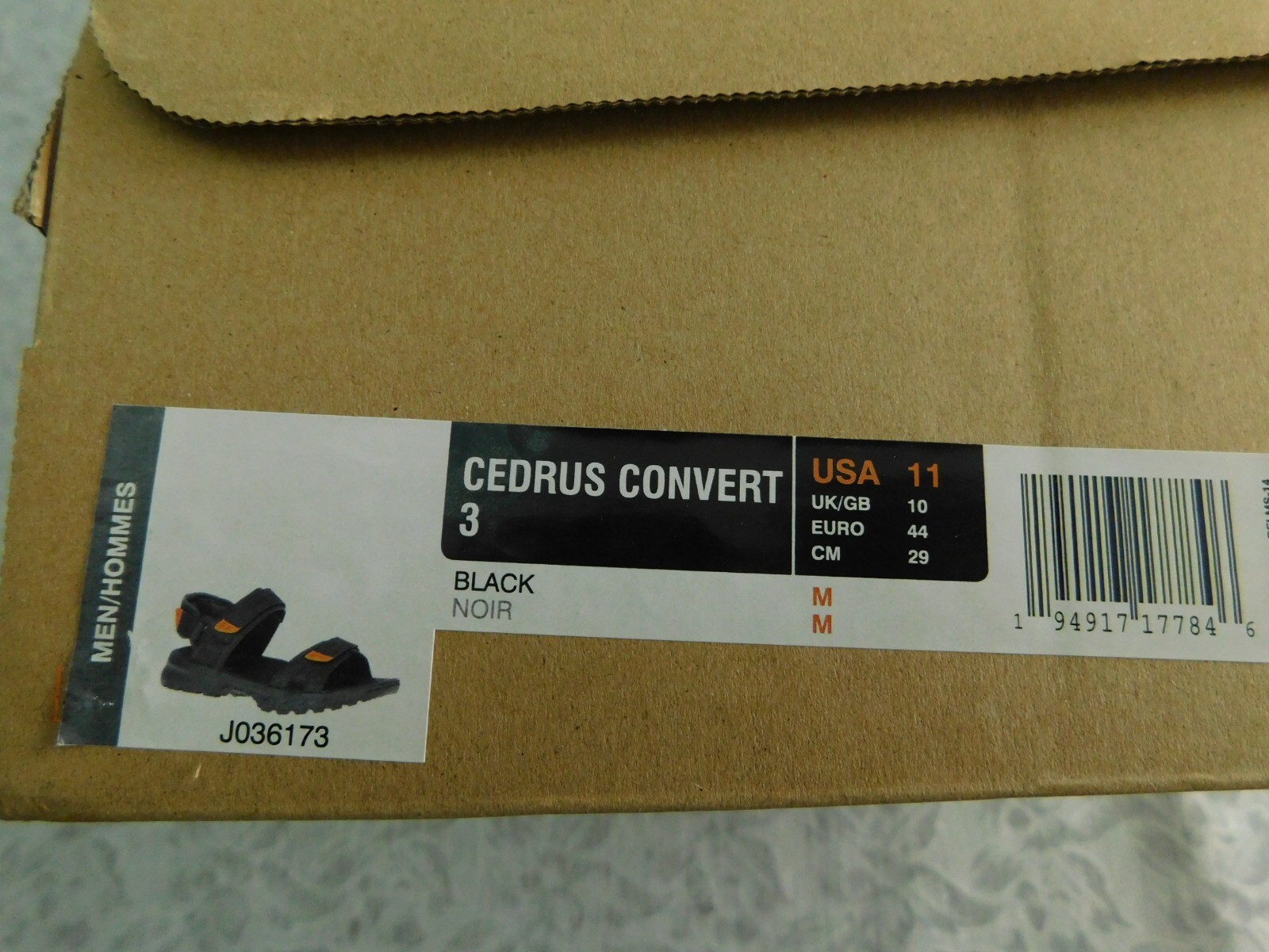Sandali da uomo Merrell Cedrus Convert 3 11