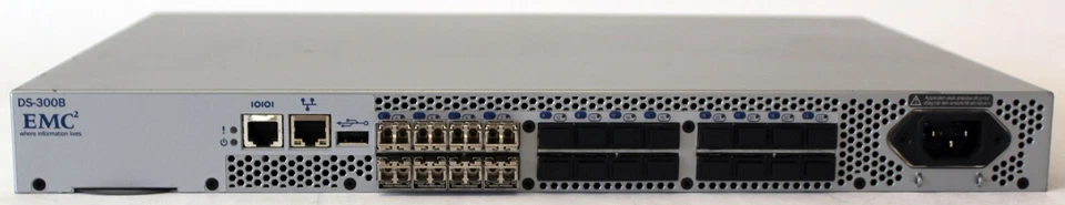 Brocade DS-300B EMC 8/24-port 8 Gbit/sec SAN Fibre Channel switch - TESTED - Image 3 of 4
