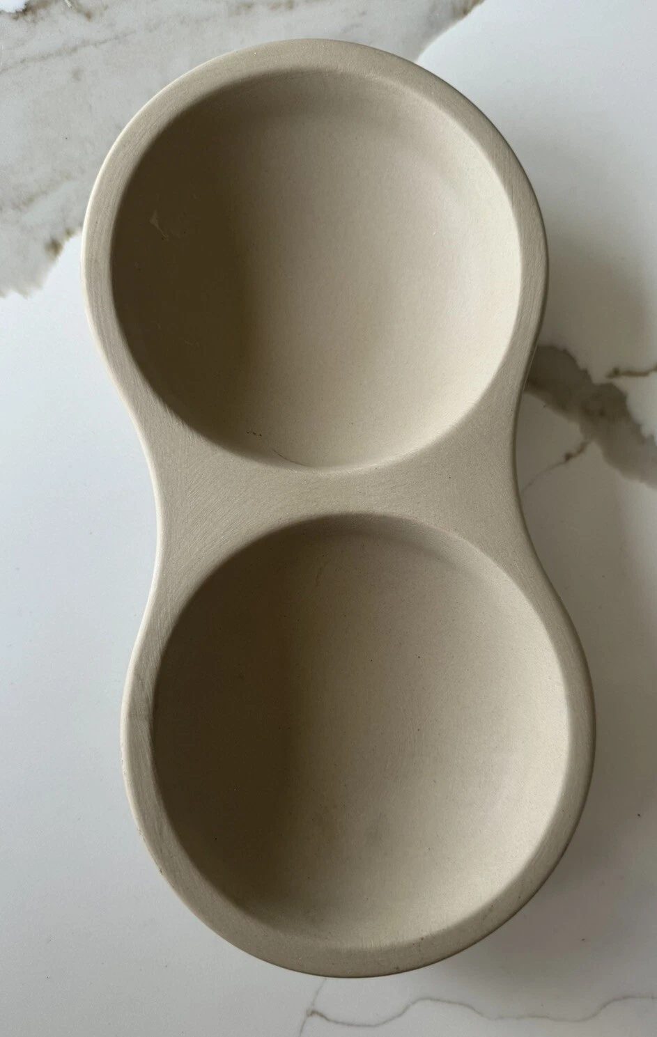 Nice Pampered Chef Microwave Stoneware Egg Cooker Makes 2 #1372 U.S.A.