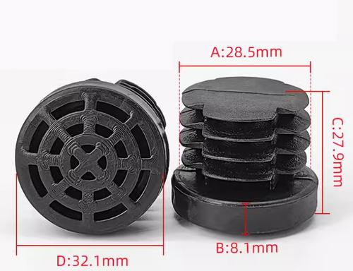Plastic Blanking End Caps Tube Pipe Plug Chair Leg End Caps Square Round - 第 19/27 張圖片