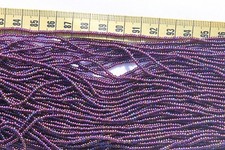 Trans Deep Amethyst AB Finish 11/0 Glass Seed Beads Crafts Jewelry Making/hank