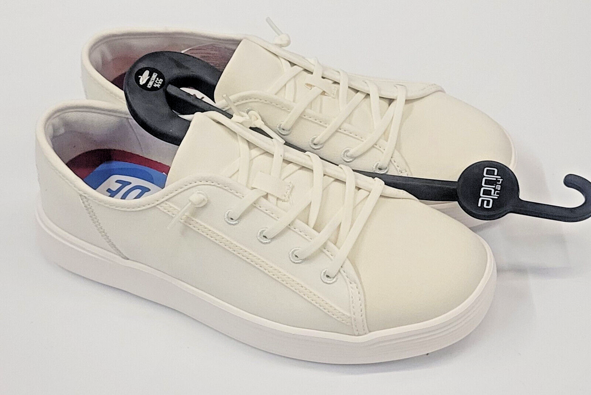 Hey Dude Mens Cody Canvas White White 12 | eBay