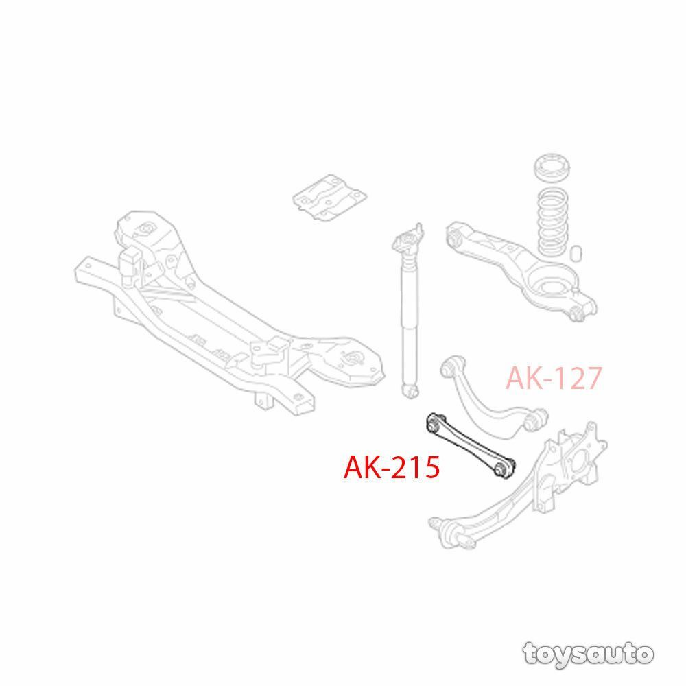Godspeed 2pc Rear Toe Control Arm for Mazda3 Mazda 3 0413 Mazdaspeed3