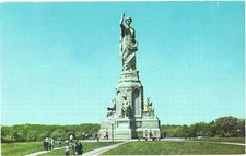 The National Monument To The Forefathers, Plymouth, Massachusetts Postcard